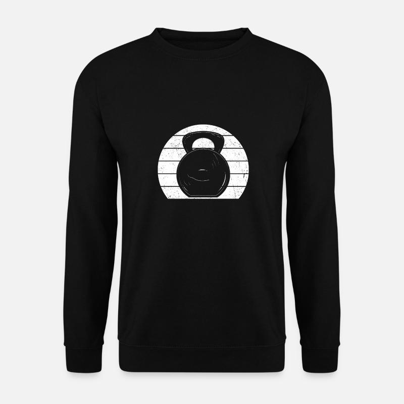Dynamophilie Bodybuilder Bells Retro - Sweat-shirt Unisexe - noir