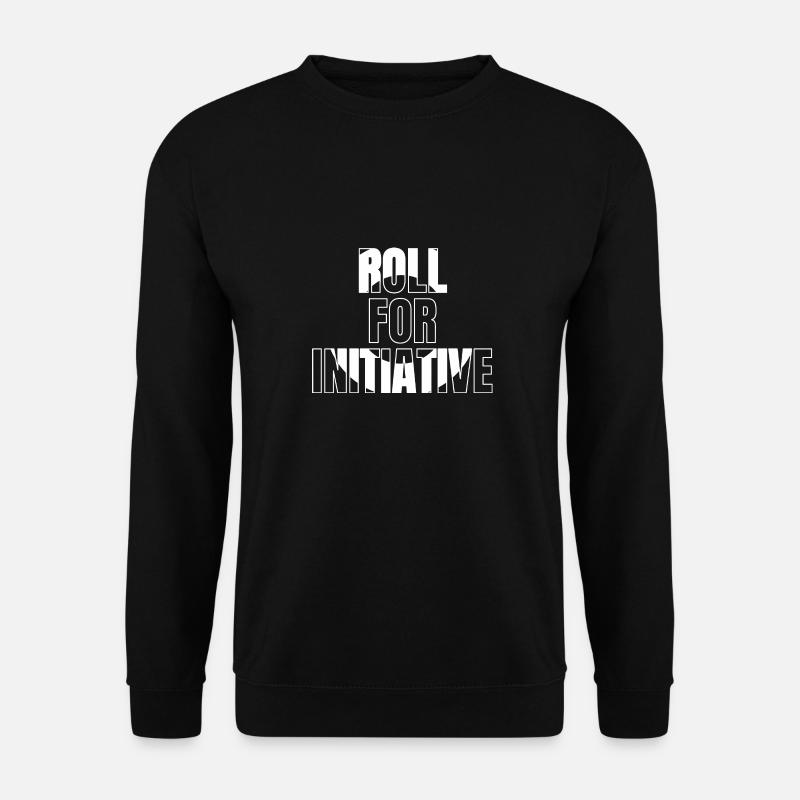 Würfel auf Initiative - Unisex Pullover - Schwarz