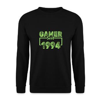 Jahr 1994 - Unisex Pullover - Schwarz - Vorne - Alina (178cm) & Michal (187cm)