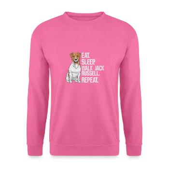 Jack Russell Terrier - Sweat-shirt Unisexe - rose - Devant