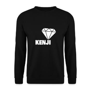 Cadeau pour Kenji - Sweat-shirt Unisexe - noir - Devant - Alina (178cm) & Michal (187cm)