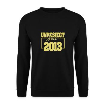 Drôle 2013 - Sweat-shirt Unisexe - noir - Devant - Alina (178cm) & Michal (187cm)