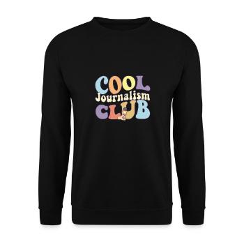 Rédacteur de l’équipe de journalistes du Cool Journalism Club - Sweat-shirt Unisexe - noir - Devant - Alina (178cm) & Michal (187cm)