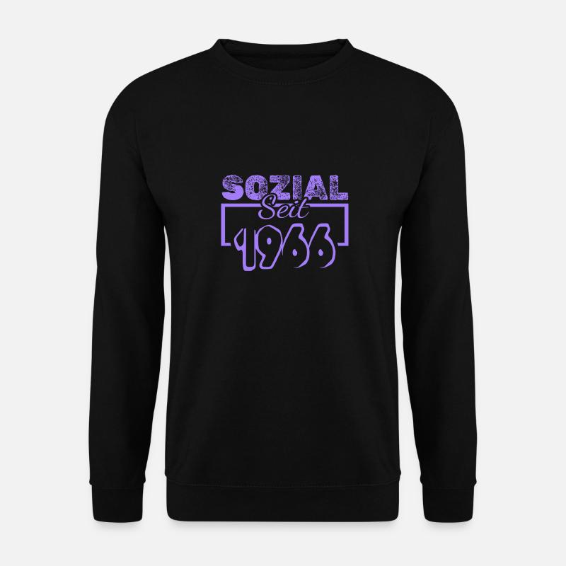 Sozial 1966 - Unisex Pullover - Schwarz