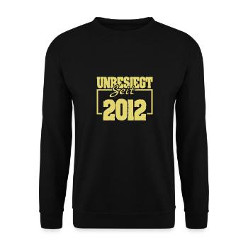 depuis 2012 - Sweat-shirt Unisexe - noir - Devant - Alina (178cm) & Michal (187cm)