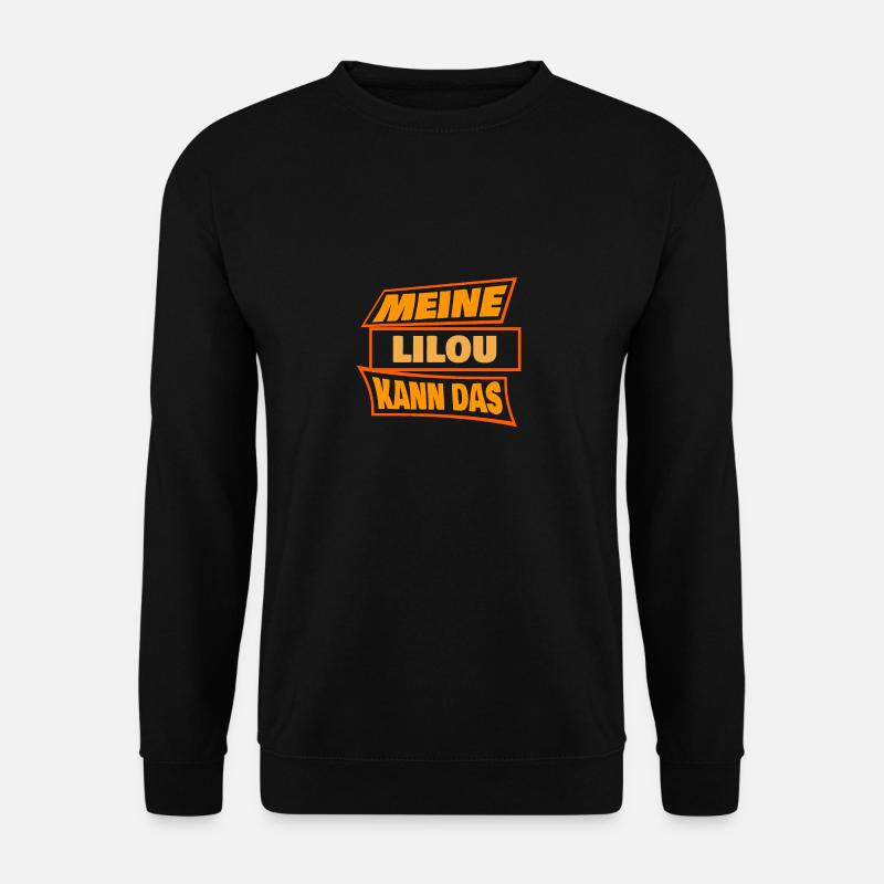 Gift for Lilou - Unisex Sweatshirt - black