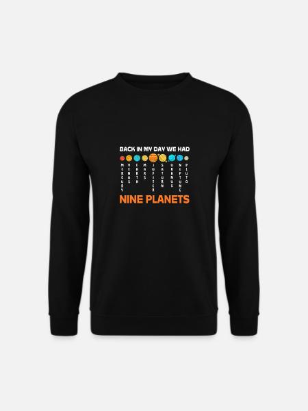 Sonnensystem Universum - Unisex Pullover - Schwarz