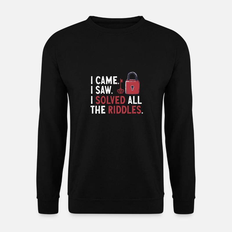 Escape Room - Unisex Pullover - Schwarz