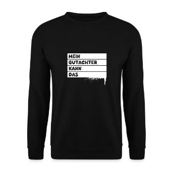 Profession : Évaluateur - Sweat-shirt Unisexe - noir - Devant - Alina (178cm) & Michal (187cm)
