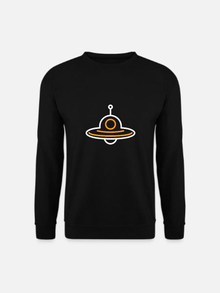 flying saucer - Unisex Sweatshirt - black