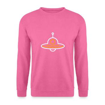 soucoupe volante - Sweat-shirt Unisexe - rose - Devant