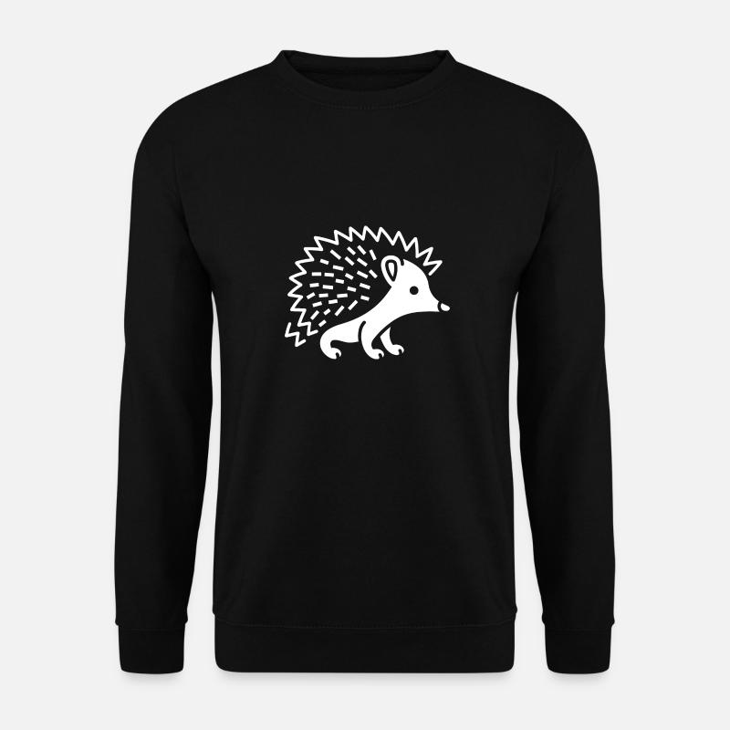 hedgehog - Unisex Sweatshirt - black