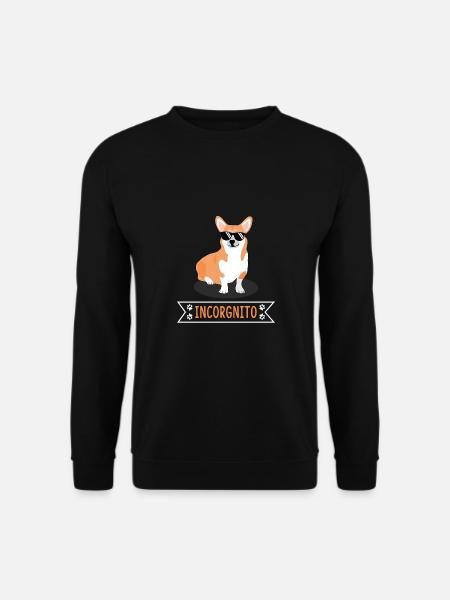 Incorgnito Pembroke Welsh Hund - Unisex Pullover - Schwarz