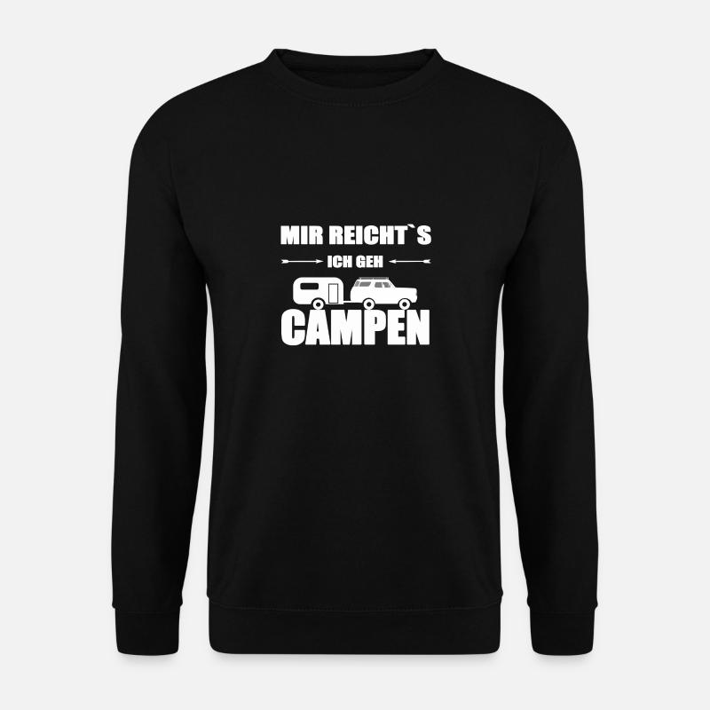 Mir Reichts Ich Gehe campen - Unisex Pullover - Schwarz