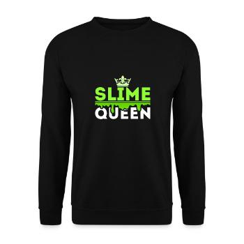 Slime Queen - Unisex Pullover - Schwarz - Vorne - Alina (178cm) & Michal (187cm)