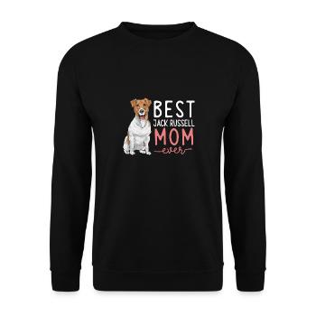 Jack Russell Terrier - Unisex Pullover - Schwarz - Vorne - Alina (178cm) & Michal (187cm)