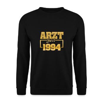 1994 - Unisex Pullover - Schwarz - Vorne - Alina (178cm) & Michal (187cm)
