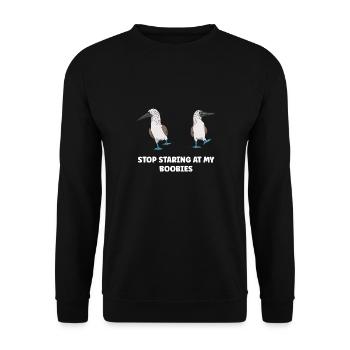 Blue-footed Booby Seabird Blue-footed Booby Seabird - Unisex Sweatshirt - black - Front - Alina (178cm) & Michal (187cm)