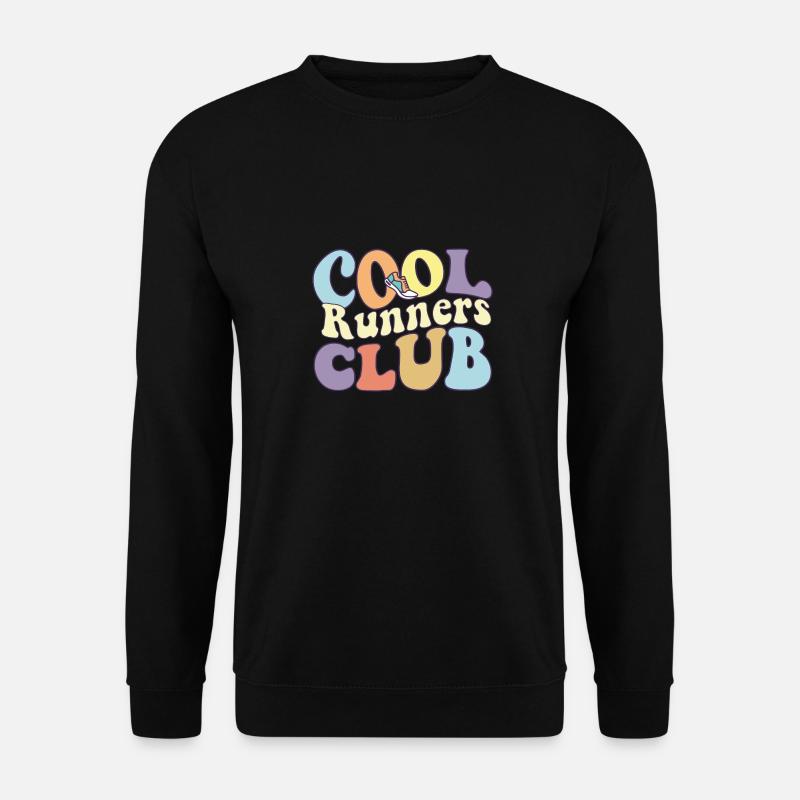Cool Runners Club Running Marathon Athlete - Unisex Pullover - Schwarz