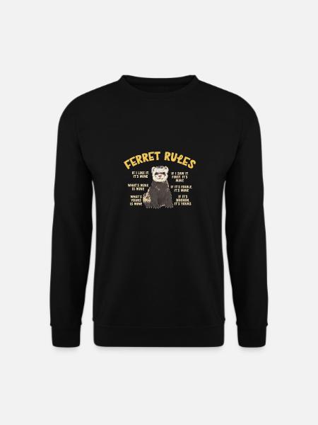 Ferret Owner Ferret - Unisex Sweatshirt - black