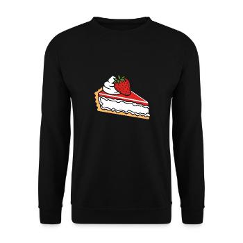 Tarte aux fraises - Sweat-shirt Unisexe - noir - Devant - Alina (178cm) & Michal (187cm)