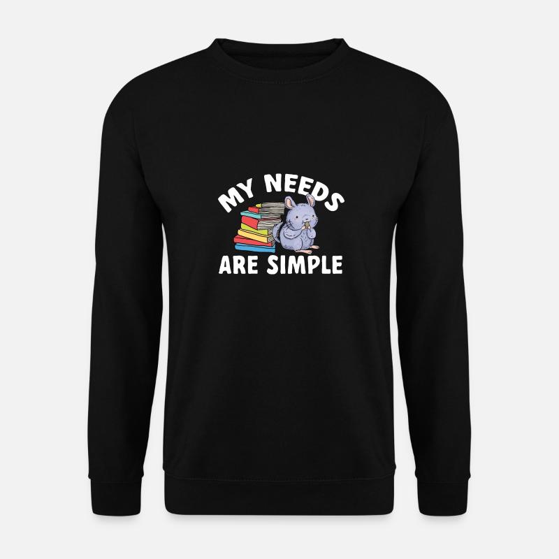 Chinchilla - Unisex Sweatshirt - black
