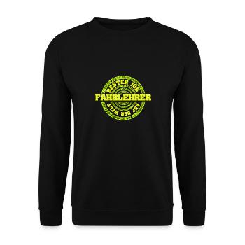 Emploi Instructeur de conduite automobile - Sweat-shirt Unisexe - noir - Devant - Alina (178cm) & Michal (187cm)