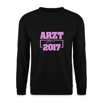 2017 - Unisex Pullover - Schwarz - Vorne - Alina (178cm) & Michal (187cm)