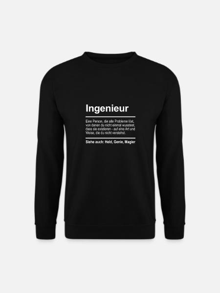 Ingenieur - Unisex Pullover - Schwarz