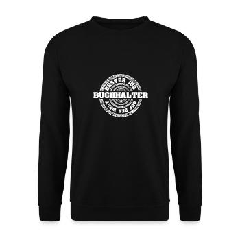 Emploi Comptable - Sweat-shirt Unisexe - noir - Devant - Alina (178cm) & Michal (187cm)