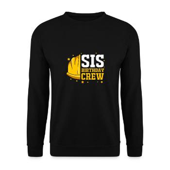 Chantier de la fête d’anniversaire des enfants - Sweat-shirt Unisexe - noir - Devant - Alina (178cm) & Michal (187cm)