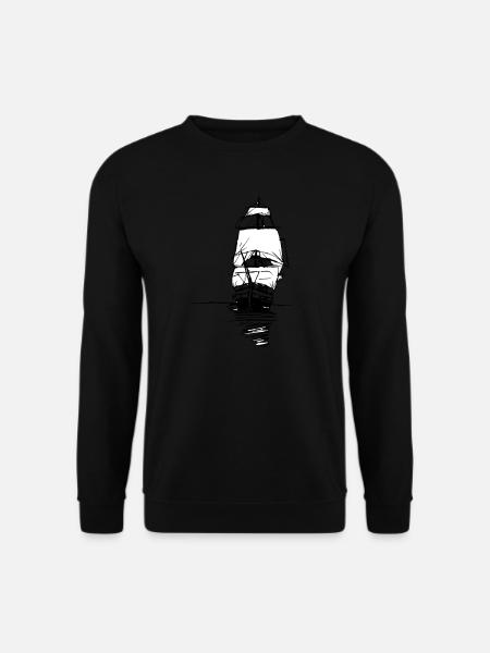 An old ship - Unisex Sweatshirt - black