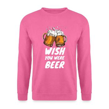2 Bier-cooler JGA Spruch - Unisex Pullover - Pink - Vorne