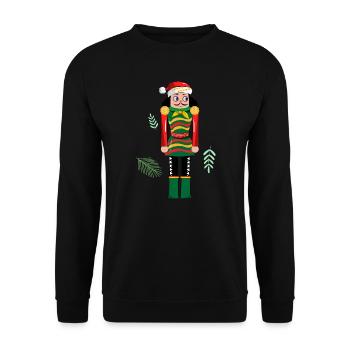 Mexican Nutcracker - Unisex Sweatshirt - black - Front - Alina (178cm) & Michal (187cm)