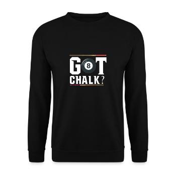 Got Chalk Pool Billard Snooker - Unisex Pullover - Schwarz - Vorne - Alina (178cm) & Michal (187cm)