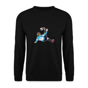Équipe d’Argentine de football I Football - Sweat-shirt Unisexe - noir - Devant - Alina (178cm) & Michal (187cm)