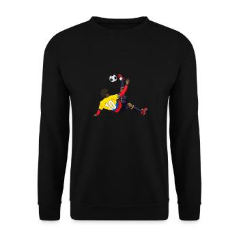 Ecuadorian National Soccer Team I Football Ecuador - Unisex Pullover - Schwarz - Vorne - Alina (178cm) & Michal (187cm)