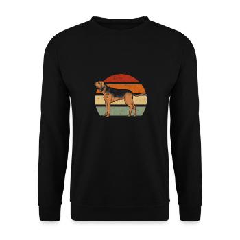 Limier Chien Limier - Sweat-shirt Unisexe - noir - Devant - Alina (178cm) & Michal (187cm)