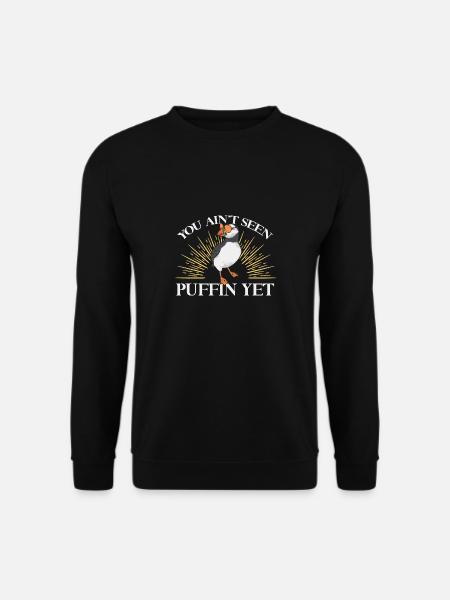 macareux macareux moines oiseaux Lunde - Sweat-shirt Unisexe - noir