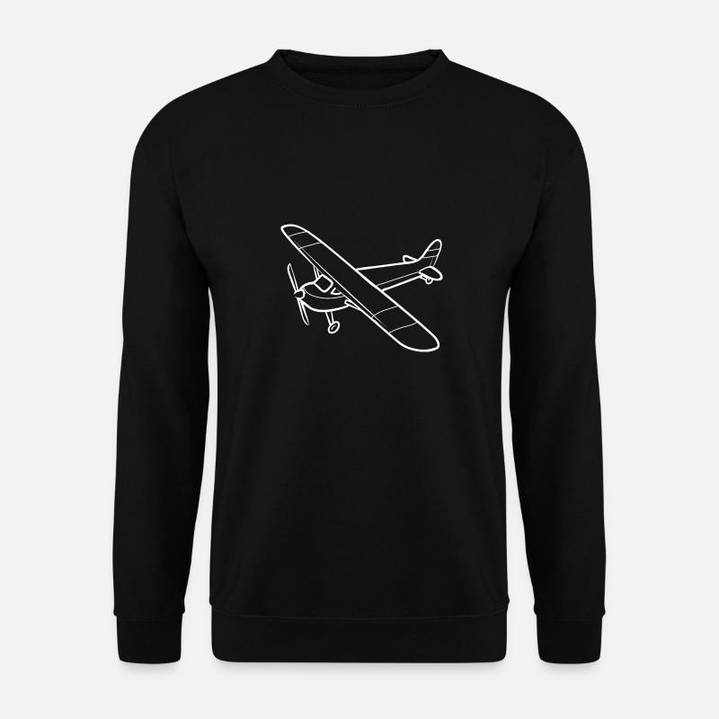 Ferngesteuertes Flugzeug Modellflugzeug - Unisex Pullover - Schwarz