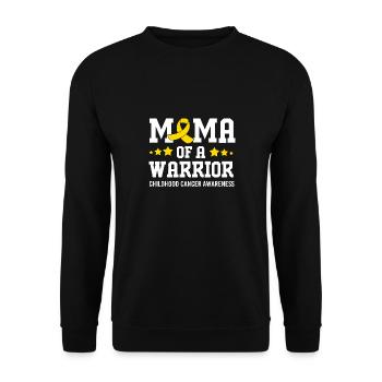 Cancer Child - Unisex Sweatshirt - black - Front - Alina (178cm) & Michal (187cm)