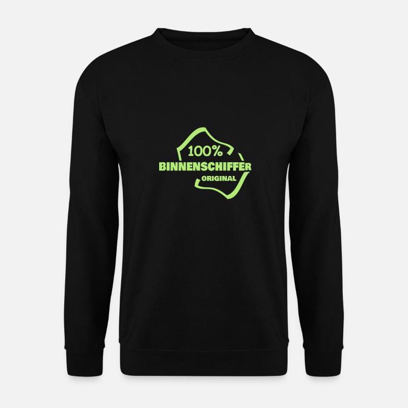 Skippers de navigation intérieure - Sweat-shirt Unisexe - noir