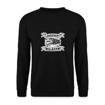 Elean as a given name - Unisex Sweatshirt - black - Front - Alina (178cm) & Michal (187cm)