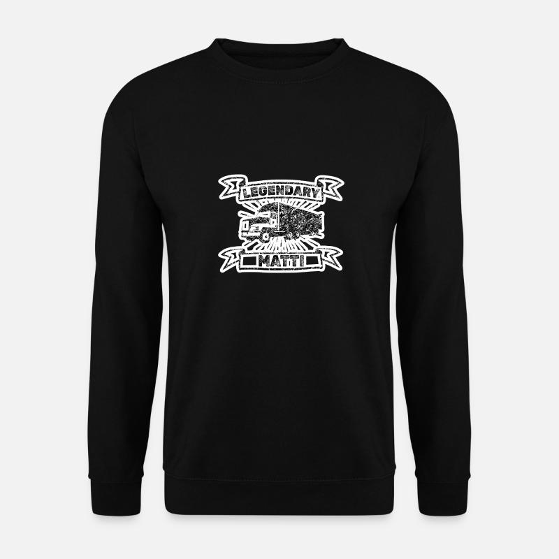 First name Matti - Unisex Sweatshirt - black