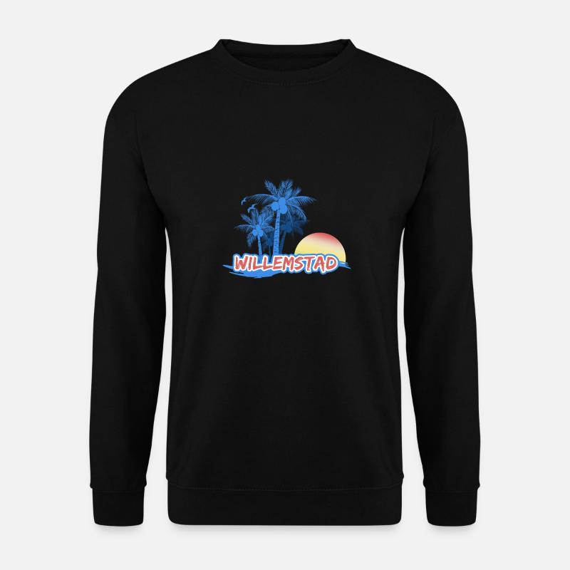 Willemstad Beach - Unisex Sweatshirt - black