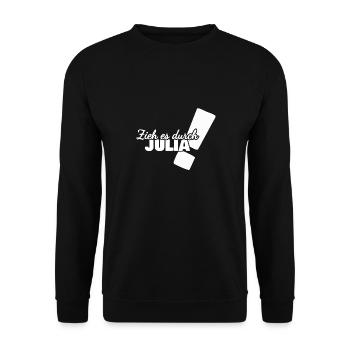 Gift for Juliet - Unisex Sweatshirt - black - Front - Alina (178cm) & Michal (187cm)
