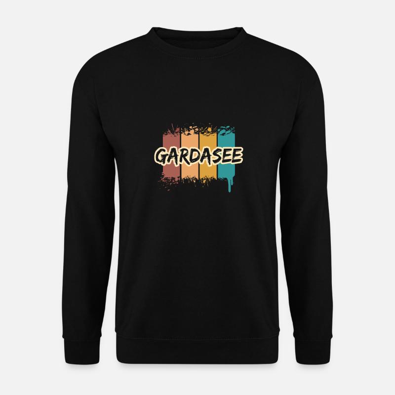 Gardasee Gardasee - Unisex Pullover - Schwarz