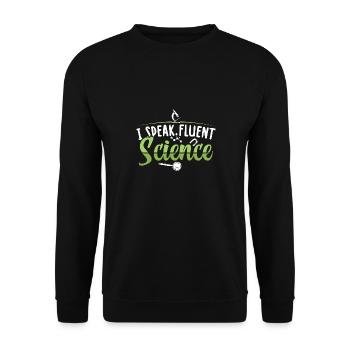 Biology Science | Biologist student gift - Unisex Sweatshirt - black - Front - Alina (178cm) & Michal (187cm)