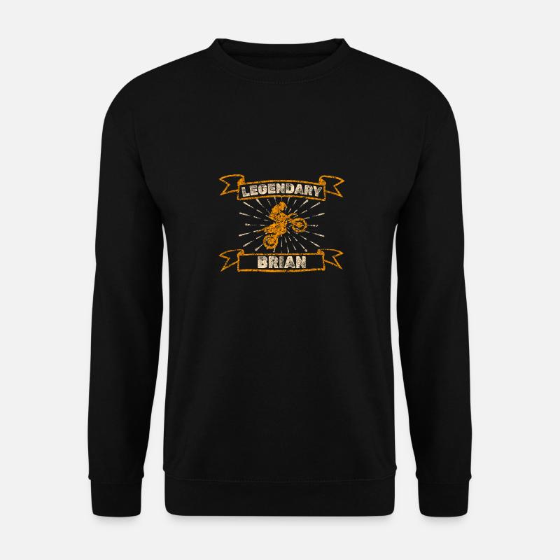 Biker Brian - Unisex Pullover - Schwarz