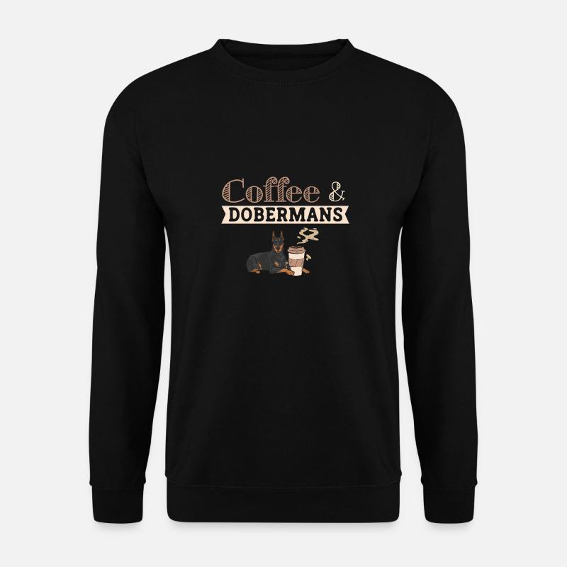 Doberman Pinscher Dog Dobie - Unisex Sweatshirt - black